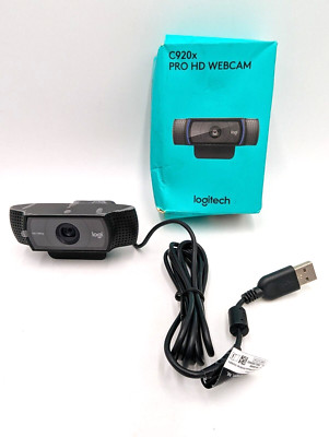 Logitech C920x HD Pro Webcam Full HD 1080p/30fps Video Calling Clear Stereo