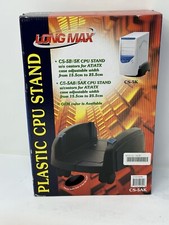 Computer PC Stand for ATX Case with Adjustable Width 6.2" to 10" and 4 Caster