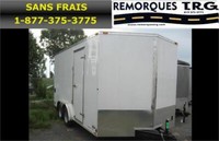 Remorque fermée 7x16 plus V-nose