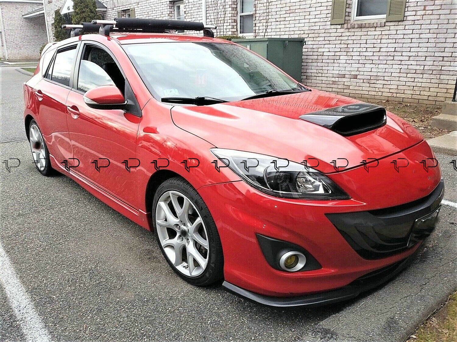 Real Carbon Fiber Hood Vent Scoop For 20102013 Mazdaspeed 3