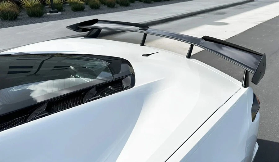 Juego de 2 piezas de alerón trasero de gran altura para Corvette C8 GTS 20-25 30101 Foto 2 de 4