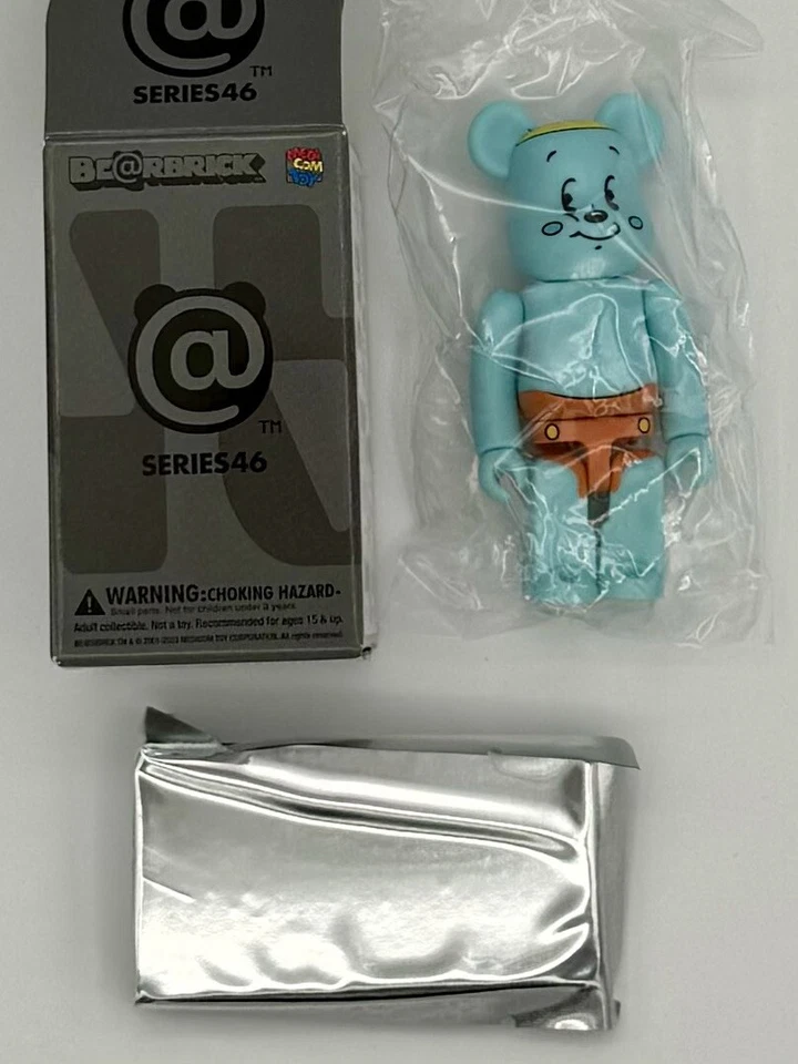Figura Medicom Bearbrick Angel Saint Be@rbrick 100% Serie 46 - con tarjeta Foto 3 de 3