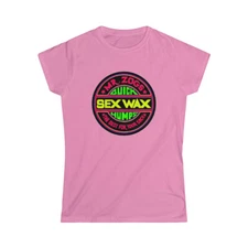 Mr. Zogs Sex Wax Large Neon Logo Premium Unique Color T-Shirt Outlaw Surf Womens