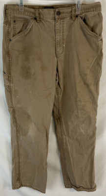 C.E. Schmidt Workwear Carpenter Jeans Mens 36x31 Tan CB84T