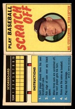 1970 Topps Scratch-Offs Baseball #22 Mel Stottlemyre VG *d2