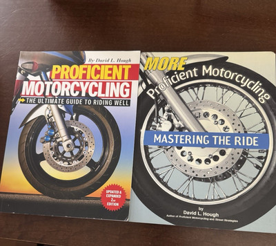 Proficient Motorcycling & Mastering the Ride by Hough   2 Book Safety Set