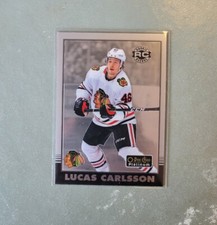 2020-21 O-Pee-Chee Platinum Retro Rookies R-56 LUCAS CARLSSON Chicago Blackhawks