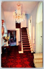 Postcard Wheatland, Home Of President James Buchanan, Entrance Hall Lancaster PA