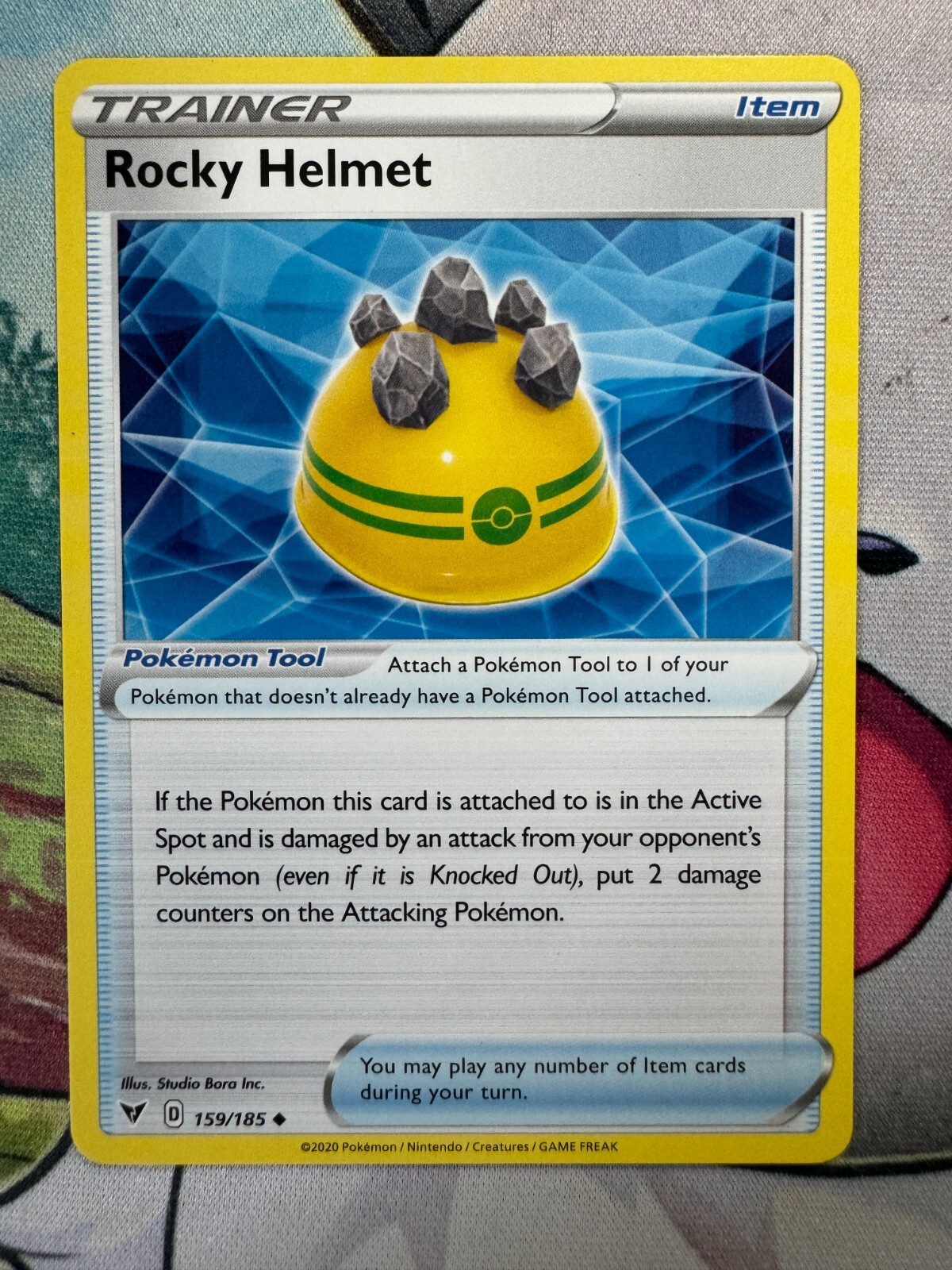 Rocky Helmet Non Holo English Pokemon TCG BKE718
