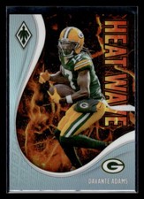 2021 Panini Phoenix #9 Davante Adams Heat Wave Green Bay Packers
