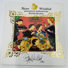 1997 Bjorn Wiinblad Tupperware Cookbook Delicacies Delft Pottery Ceramic German