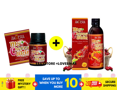 ( 2 BOX ) Collagen My Cherry Skin Advance Whitening Glowing Anti Aging Acne