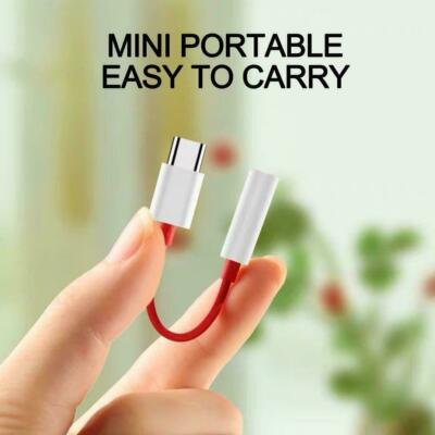For 1+ oneplus 6T 7 Pro usb Type C To 3.5mm Earphone Jack Aux Audio Adapter X2V7