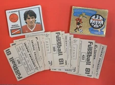 Panini Fussball 81 Bundesliga 1981 Sticker No.281 - No.504 Choose Good Condition