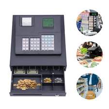 39 Keys Automatic Cash Register Cash Register English Cash Box With Compact Cash
