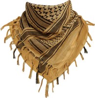 Multifunctional Shemagh Head Scarf - 100% Cotton Keffiyeh Arab Desert Army Wrap