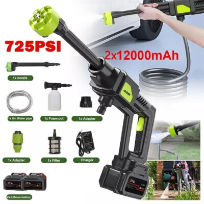 #ad 4000 PSI Cordless Electric High Pressure Washer Car Wash Cleaner With 2* Battery $45.98