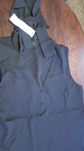 Ann Taylor Black Tank With Front Hanging Knot - Picture 6 of 8