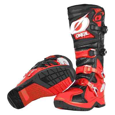 O'Neal RMX Pro MX Motocross Supermoto Motorrad Stiefel rot/schwarz 2025 Oneal