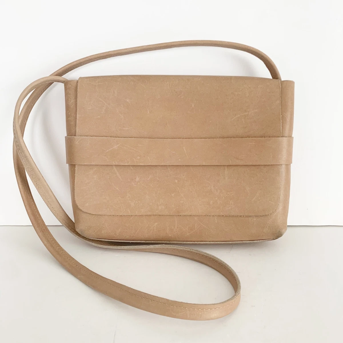 Minimalist Leather Crossbody Bag