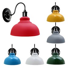 Retro Wandleuchte Tütenlampe Edison Metall Lampe Vintage Industrial Loft Design