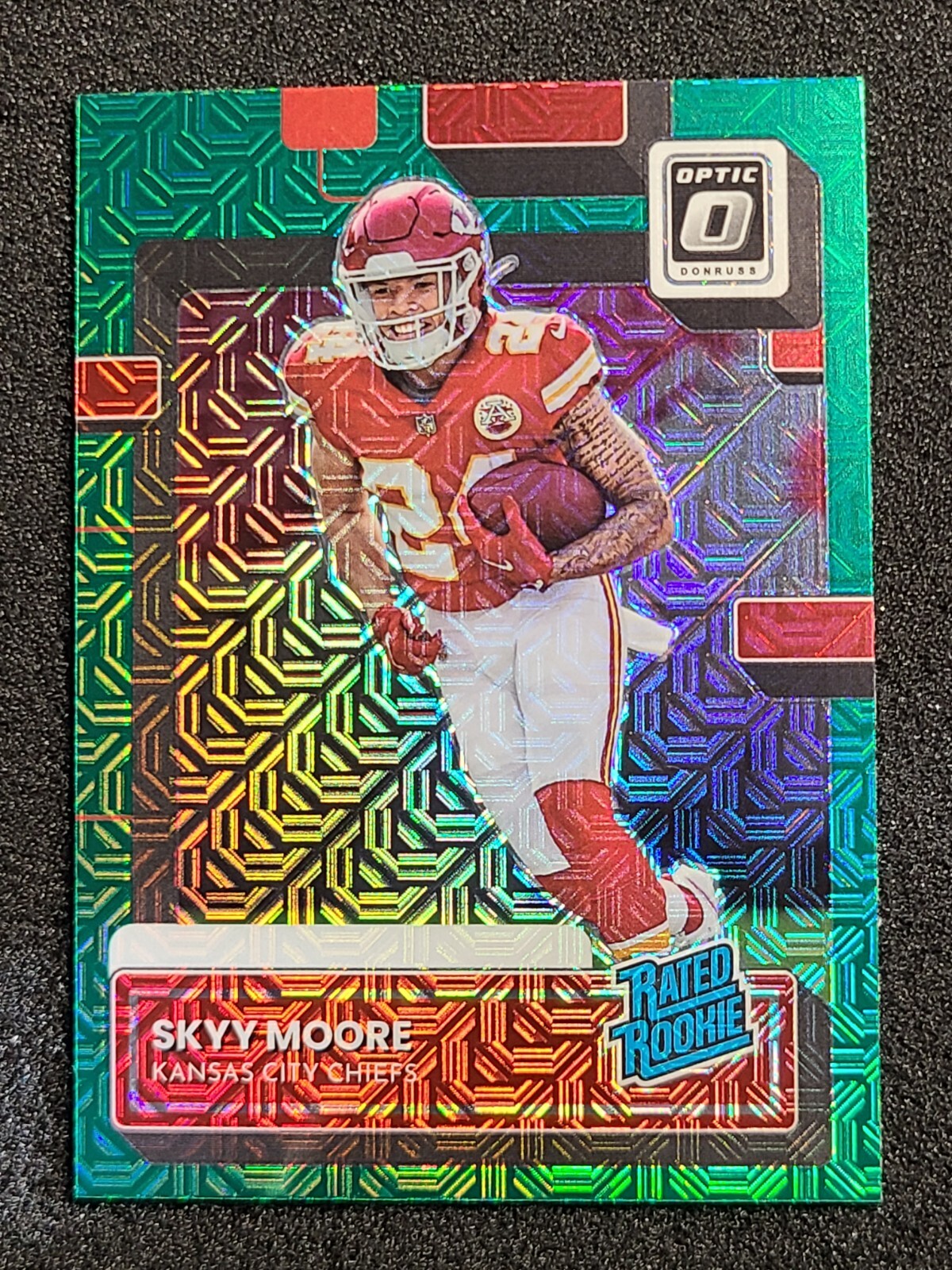 2022 Donruss Optic Preview Green Mojo Skyy Moore