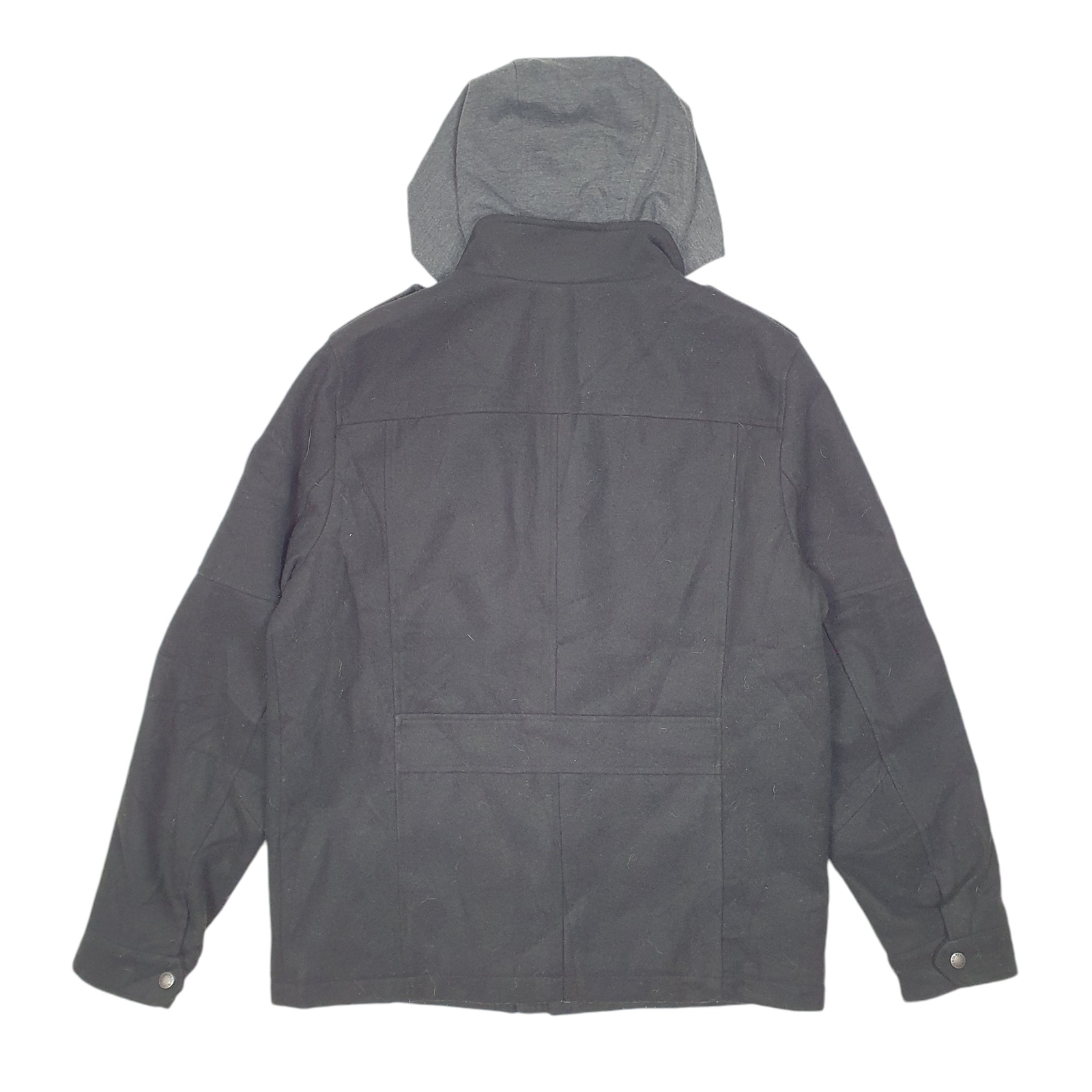 LEVIS Wool Jacket Coat Blend Hooded Military Style Winter Mens M image 3