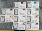 set 50US FDC FIRST DAY COVERS  STATE FLAGS 1976  postal used from state capitals — photo 6