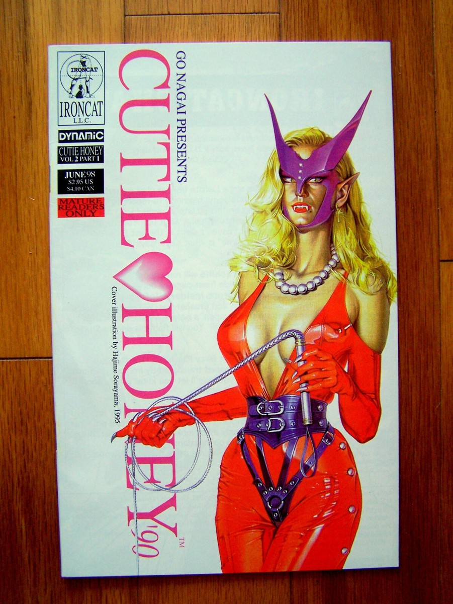 Hajime Sorayama art 3 covers- CUTIE HONEY comic books 1997