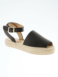 black espadrille sandals closed toe