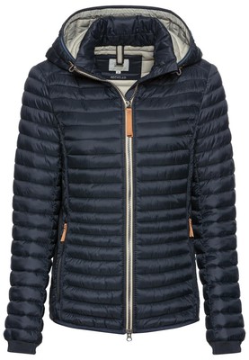 Camel - Leichte Steppjacke aus recyceltem Polyamid - navy