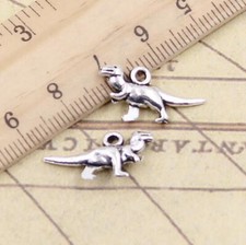 20pcs Charms Dinosaur 20x12mm Tibetan Silver Color Pendants EF3695