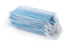 Endure Disposable Blue Ear Loop Medical Face Mask, 4 Boxes of 50