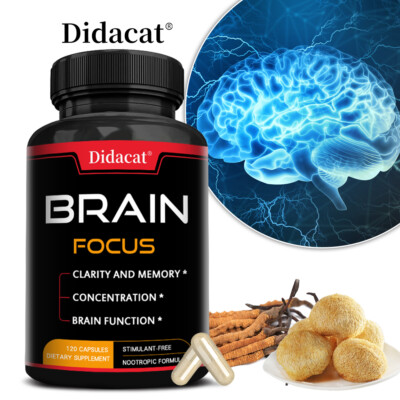 Brain Health Mental Alertness Memory Focus Capsules