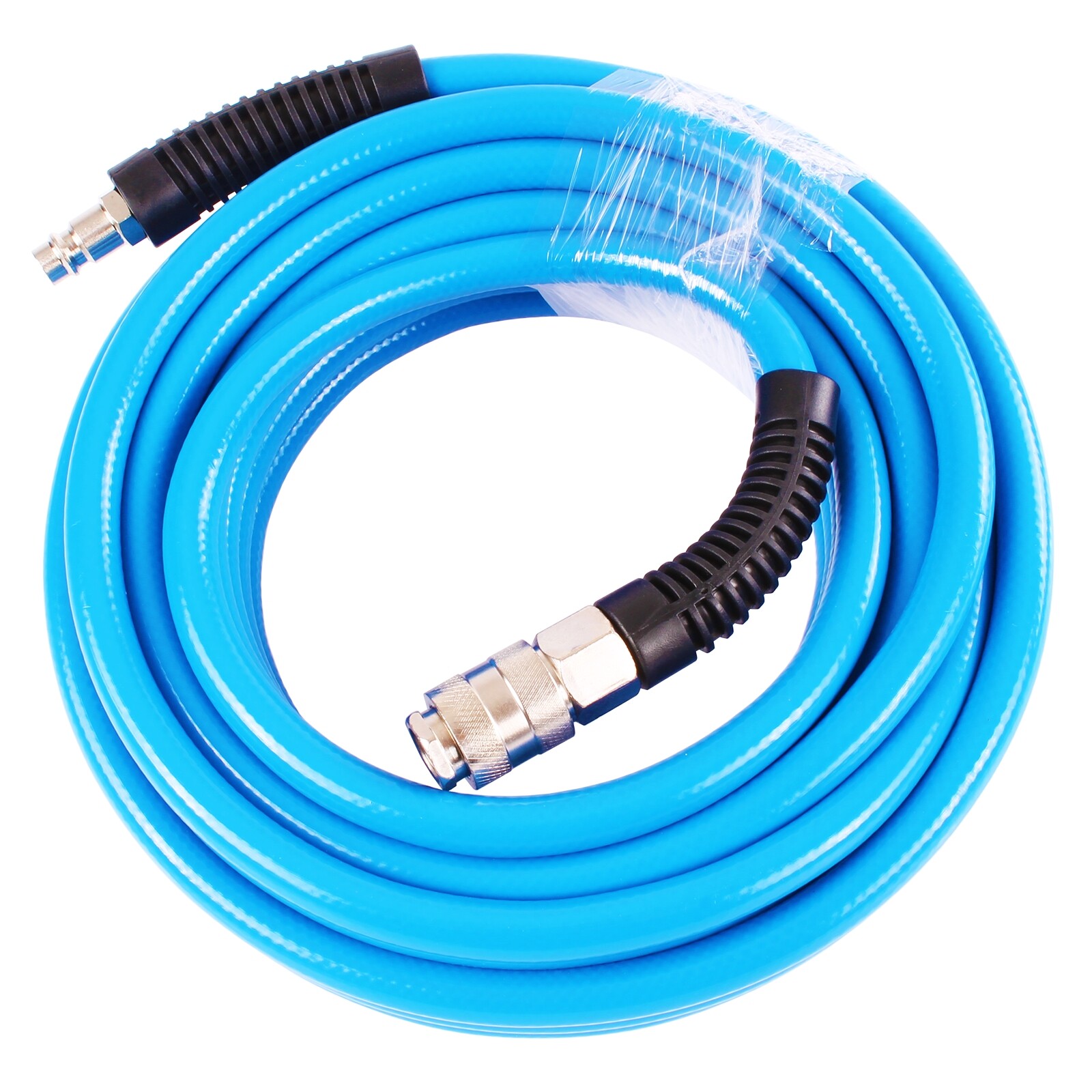 Gexmile Pneumatikschlauch PU 10m - 12mm Außen, 8mm Innen, Transparent