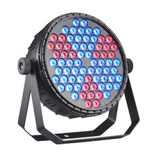 UKING 72LED RGBW Stage Lighting 360W PAR Light DMX Beam Party DJ Disco Light