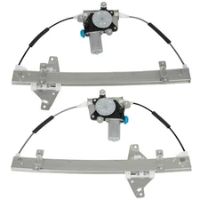For 2007-2010 Chevy Aveo Pontiac G3 Pair Rear Window Regulator & Motor Assembly