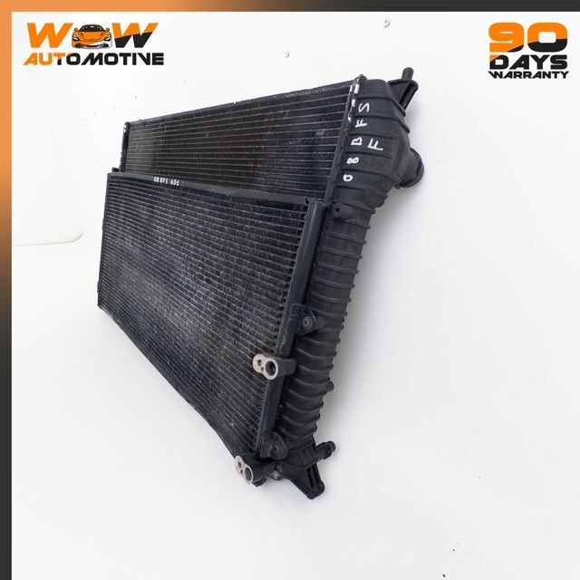 04-17 BENTLEY CONTINENTAL FLYING SPUR ENGINE COOLING RADIATOR AC CONDENSER OEM