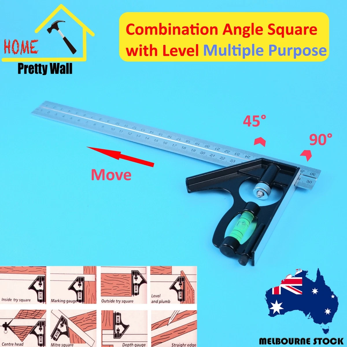 Spirit level outlet mitre 10