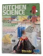 Kidz Labs 4M Kitchen Science Lab Kit Volcano Making, Rocket Launch Fun STEM NEW