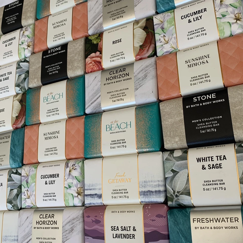 Bath & Body Works батончик для очищения масла ши 5 унций мыло для тела запечатанное на выбор аромат - Изображение 2 из 4