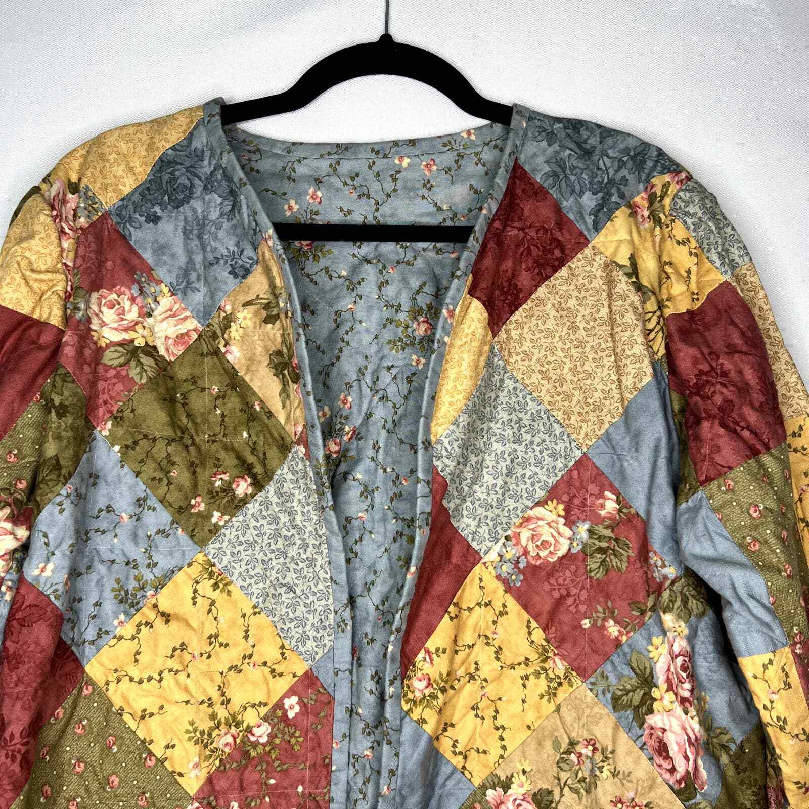 Handmade Quilt Jacket/Coat Vintage Quilt Coat Handmade Size Medium eBay