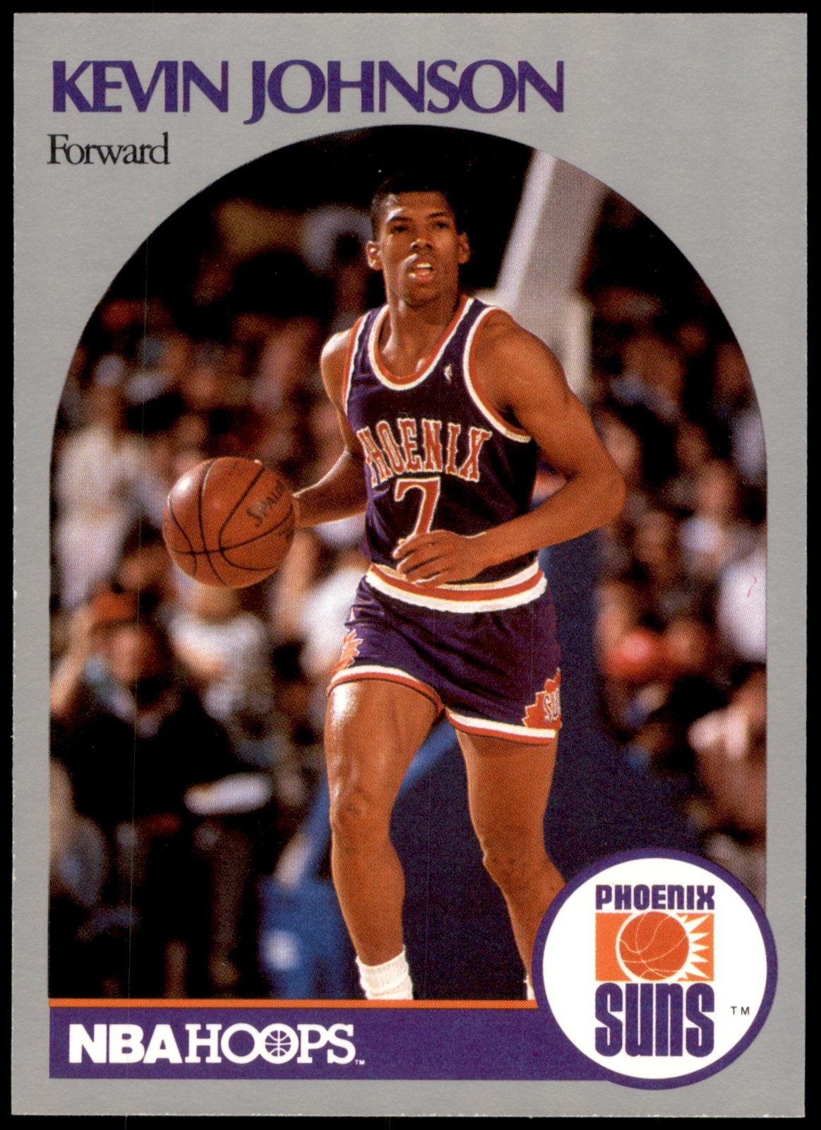 Kevin Johnson #238a 1990-91 Hoops Forward on front second series