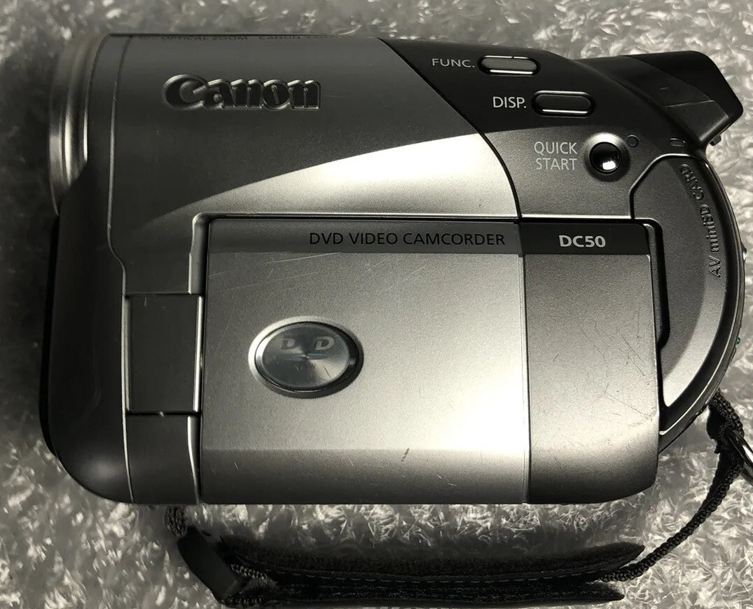 Canon DC50 Mini Dvd Digital Video camcorder w/Battery,PS