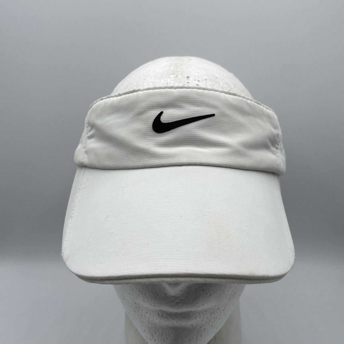 white nike golf visor