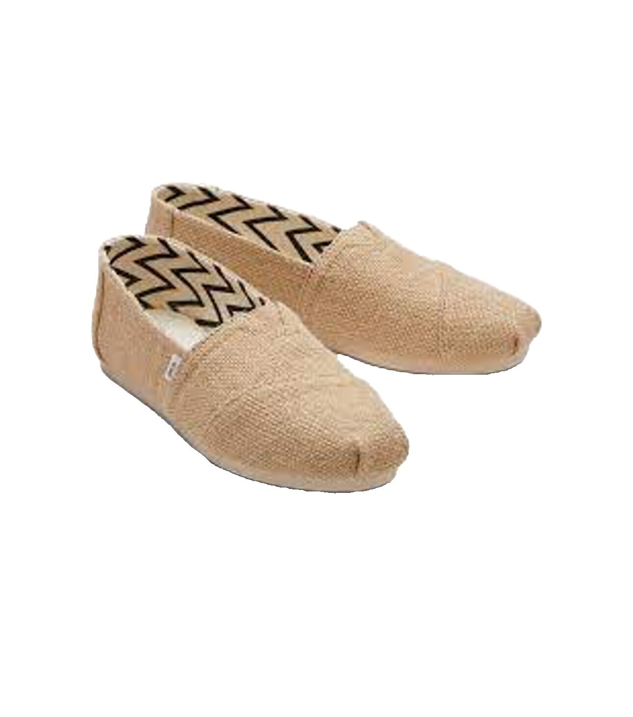 Toms Classic Burlap Flats for Men Size 7.5M TOMS® Seasonal Classic Burlap Shoes Women Dark  main image 3