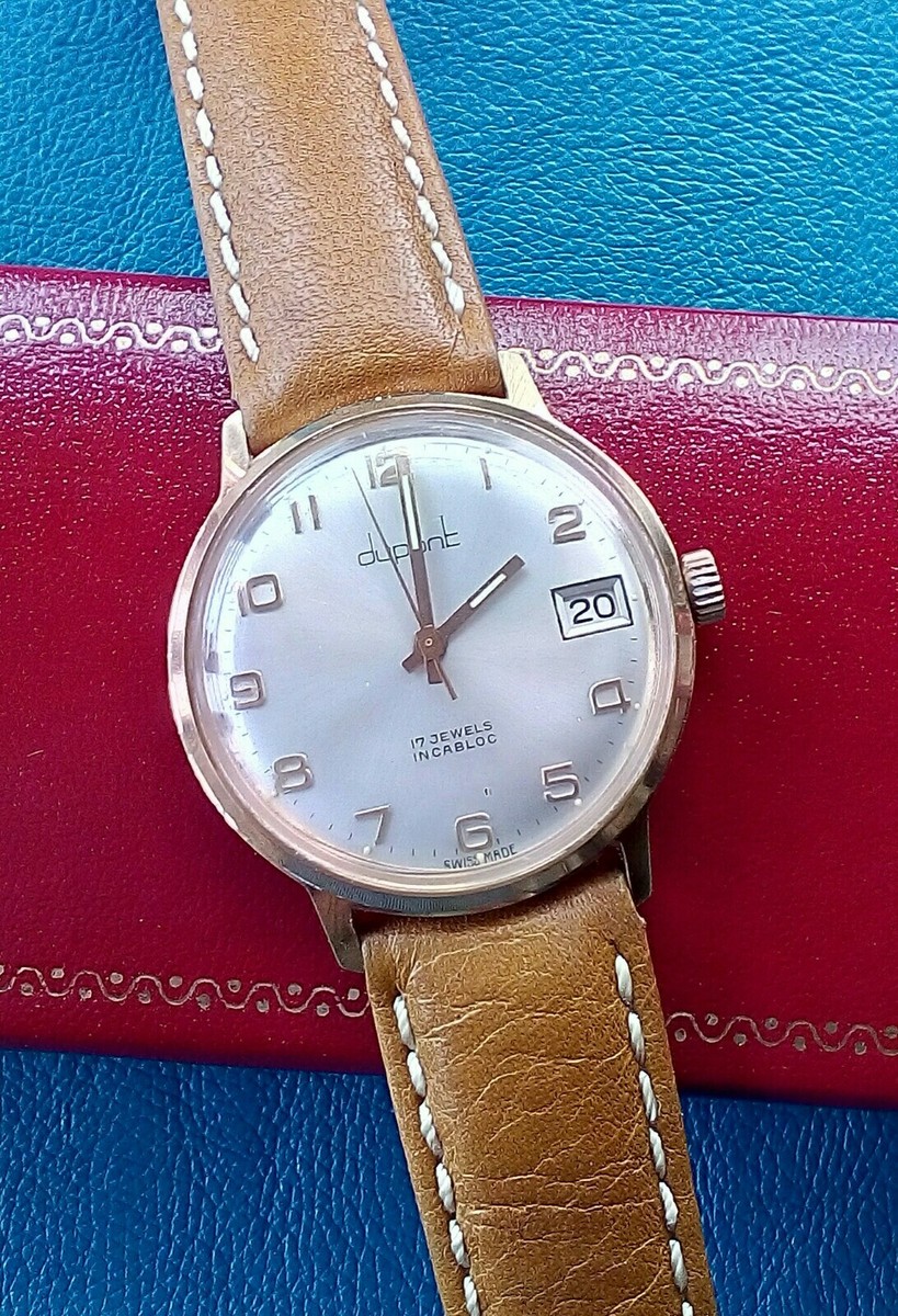 Dupont Vintage Gents Manual Wind Watch. Swiss 17Jewels  display picture 2