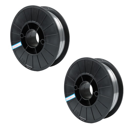 haxiaoer 1.0MM 2.0KG Flux Core Lasdraad 2 Pack,E71T-GS Gasloze