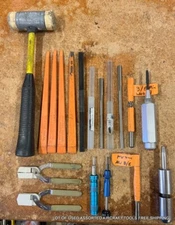 LOT OF USED ASSORTED AIRCRAFT TOOLS FREE SHIPPING