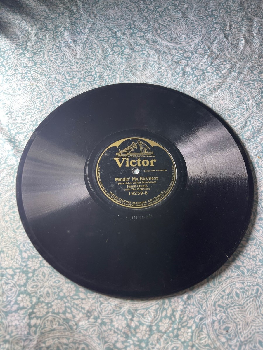 VICTOR Record 78 rpm 19259 LINGER AWHILE / MINDIN MY